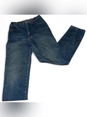 VTG Conga Blue Jeans 9 Straight Leg Blue Denim High Waisted Made in Puerto Rico